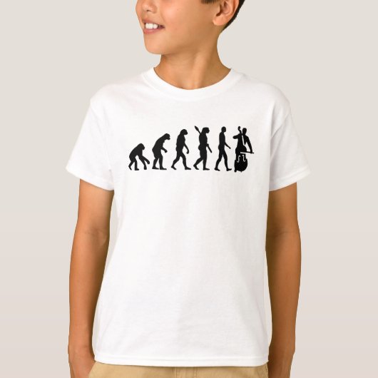 進化のContrabass Tシャツ (正面)