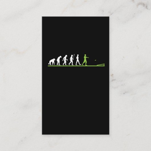 進化のCornholeのおもしろいな豆バッグのトウモロコシ 名刺 (正面)