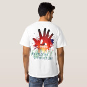 進化はまたは左の価値を保ちます Tシャツ (裏面フル)