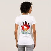 進化はまたは左保ちます Tシャツ (裏面フル)