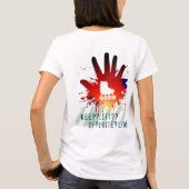 進化はまたは左保ちます Tシャツ (裏面)