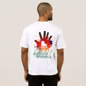 進化はまたは左-性能繊維保ちます Tシャツ (裏面フル)