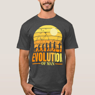 進化はジョグカッコいいガーのための本当に素朴な贈り物 Tシャツ