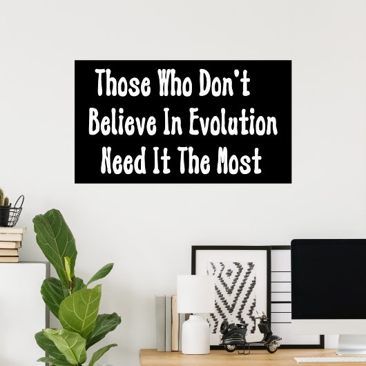 進化を推進する ポスター (ホームオフィス)