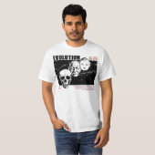 進化ソフトウェアの定義Sci-Fi Tシャツ (正面フル)