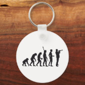 進化トランペット奏者 キーホルダー (正面)