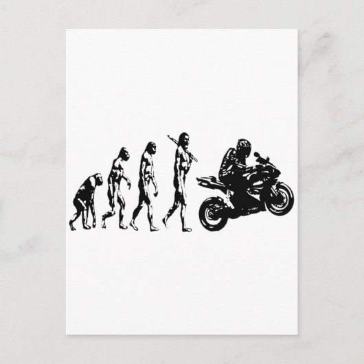 進化バイク ポストカード (正面)
