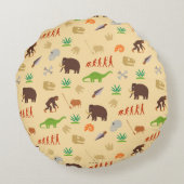 進化パターン ラウンドクッション (裏面)