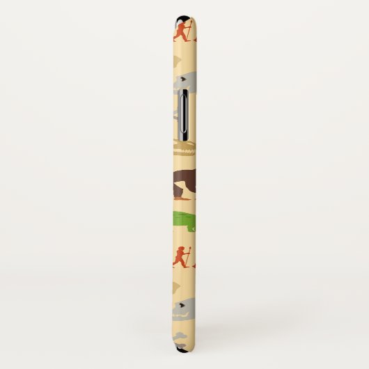 進化パターン Case-Mate iPhoneケース (裏面/右)