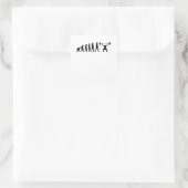 進化パワーリフティングボディビルギフト スクエアシール (バッグ)