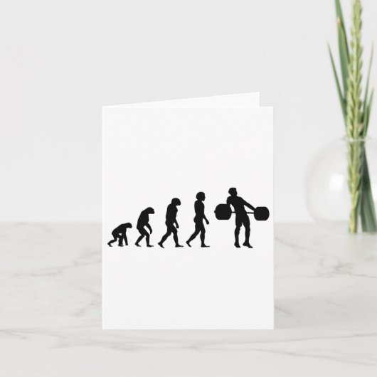 進化ボディビルダー重量挙げ重量重量 カード (正面)