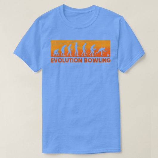 進化ボーリングギフトT Tシャツ (デザイン正面)