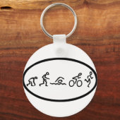 進化三食 キーホルダー (正面)