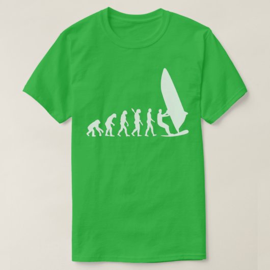 進化型ウィンドサーフィン1 Tシャツ (デザイン正面)