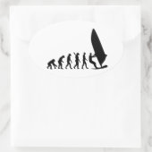 進化型ウィンドサーフィン 楕円形シール (バッグ)