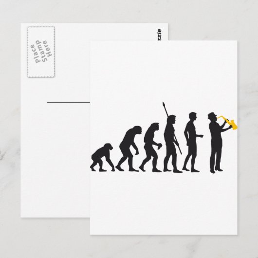 進化型ジャズ ポストカード (正面/裏面)