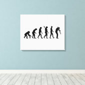 進化型トロンボーン キャンバスプリント (インサイチュ (ウッドフロア))