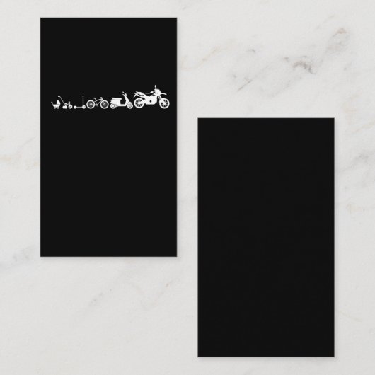 進化型二輪車ゴールバイク用レーサ 名刺 (正面/裏面)