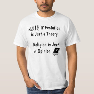 進化対宗教のTシャツ Tシャツ