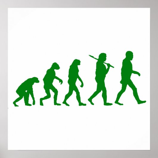 進化標準 – 緑 ポスター (正面)