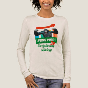 進化生物学のサルユーモア トライブレンドTシャツ