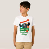 進化生物学のサルユーモア Tシャツ (正面フル)