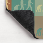 進化生物学のポップアート マウスパッド (コーナー)