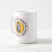 進化生物学のマンモスTシャツ Ask Me About Evolutionary Biology コーヒーマグカップ (正面左)
