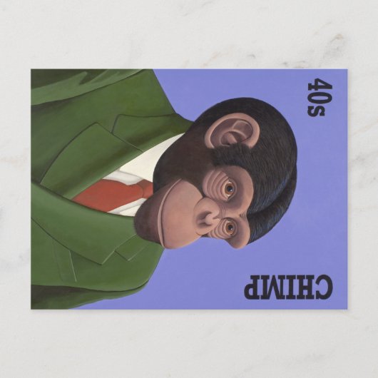 進化的な髪型 ポストカード (正面)