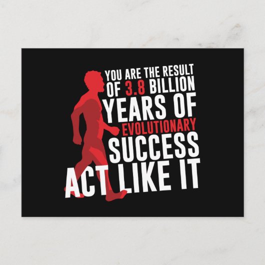 進化的成功 ポストカード (正面)