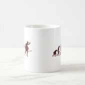 進化矢印 コーヒーマグカップ (中央)