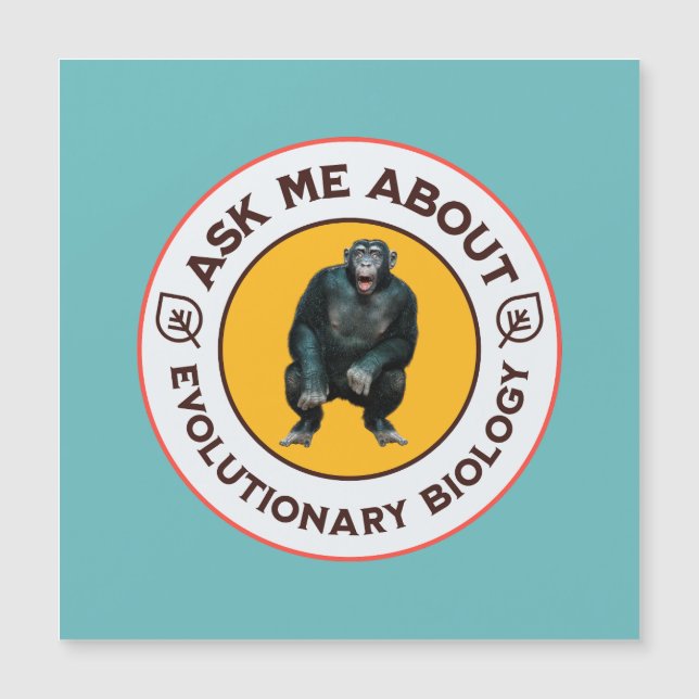進化論頼学生物学についての私Chimpanzee Ape (正面)