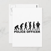 進化警察官 ポストカード (正面/裏面)