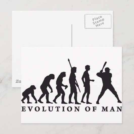 進化野球 ポストカード (正面/裏面)