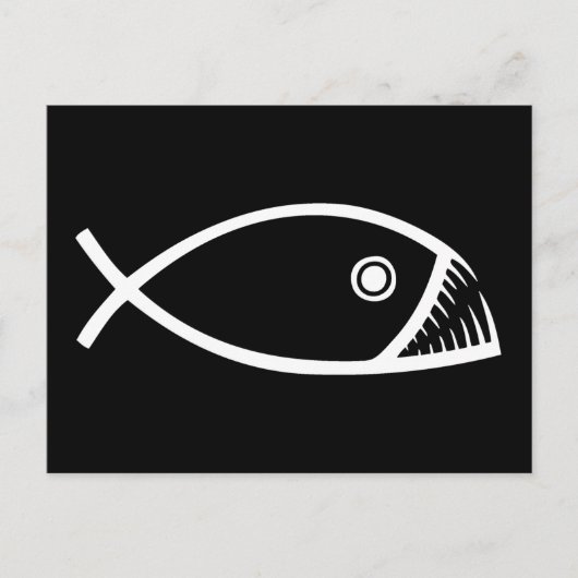 進化魚 ポストカード (正面)