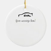 進化9の転がる打撃 セラミックオーナメント (裏面)