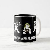 「進化」のマグ ツートーンマグカップ (正面右)