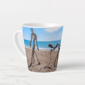 進化 カフェラテマグ (左アングル)