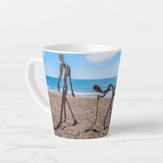 進化 カフェラテマグ (左アングル)