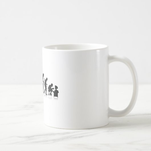 進化 コーヒーマグカップ (右)