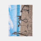 進化 フリースブランケット (正面)