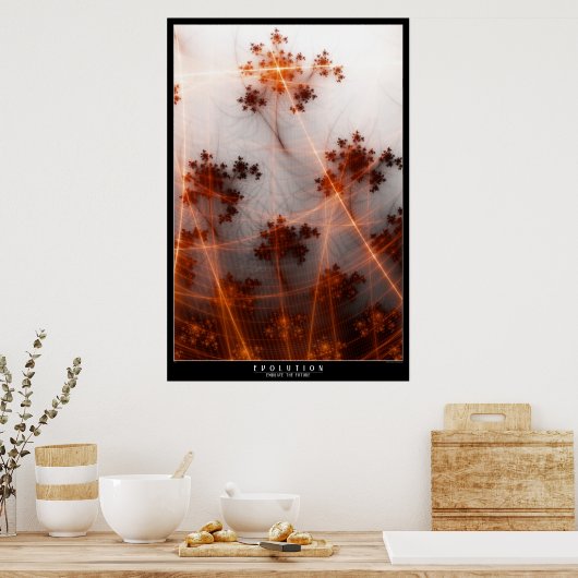 進化 ポスター (キッチン)