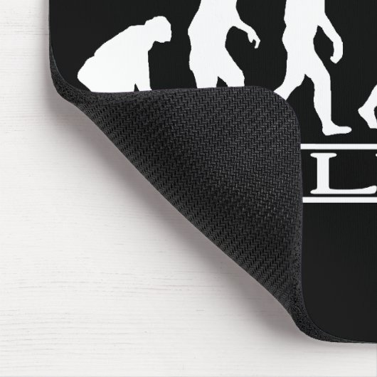 進化-人-ゴルフ マウスパッド (コーナー)