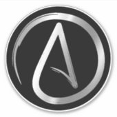 進化 – 無神論者 シール (正面)