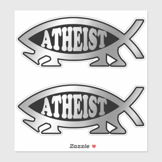 進化 – 無神論x 2 シール (シート)