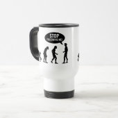 進化-私に続く停止! トラベルマグ (正面左)