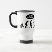 進化-私に続く停止! トラベルマグ (左)