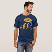 進化-私に続く停止! Tシャツ (正面フル)