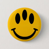 進化 缶バッジ (正面)