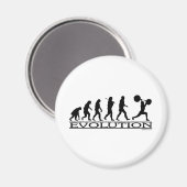 進化 – 重量挙げ マグネット (正面/裏面)